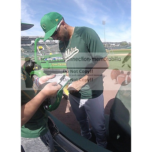 Kevin Smith Autographed Baseball Proof Photo Oakland A's Blue Jays Authentic COA - Picture 2 of 7